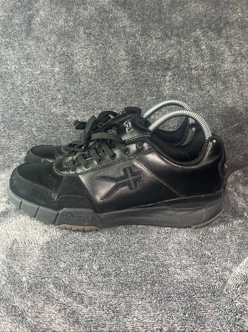 KURU Chicane Black Leather Walking Shoes Womens Size 8 US / 38.5 EU SKU 201320